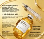 Kojic Acid & Niacinamide Brightening Serum  Dark Spot Remover for Acne Scars, Melasma & Dull Skin - Image 3