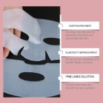 EELHOE Bio-Collagen Face Mask Shrink Pores Firming Hydrating Anti Wrinkle Whitening Brightening Easy Peel All Skin Facial Care - Image 4