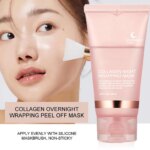 Collagen Peel-off Mask Night Wrapping Facial Mask Deeply Moisturizing Hydrating Firming Skin Facial Mask Daily Face Skin Care - Image 5