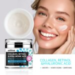 ENVISHA Face Skin Care Collagen Retinol Hyaluronic Acid Cream Firming Whitening Anti-Aging Wrinkle Moisturizing Hydrating - Image 3