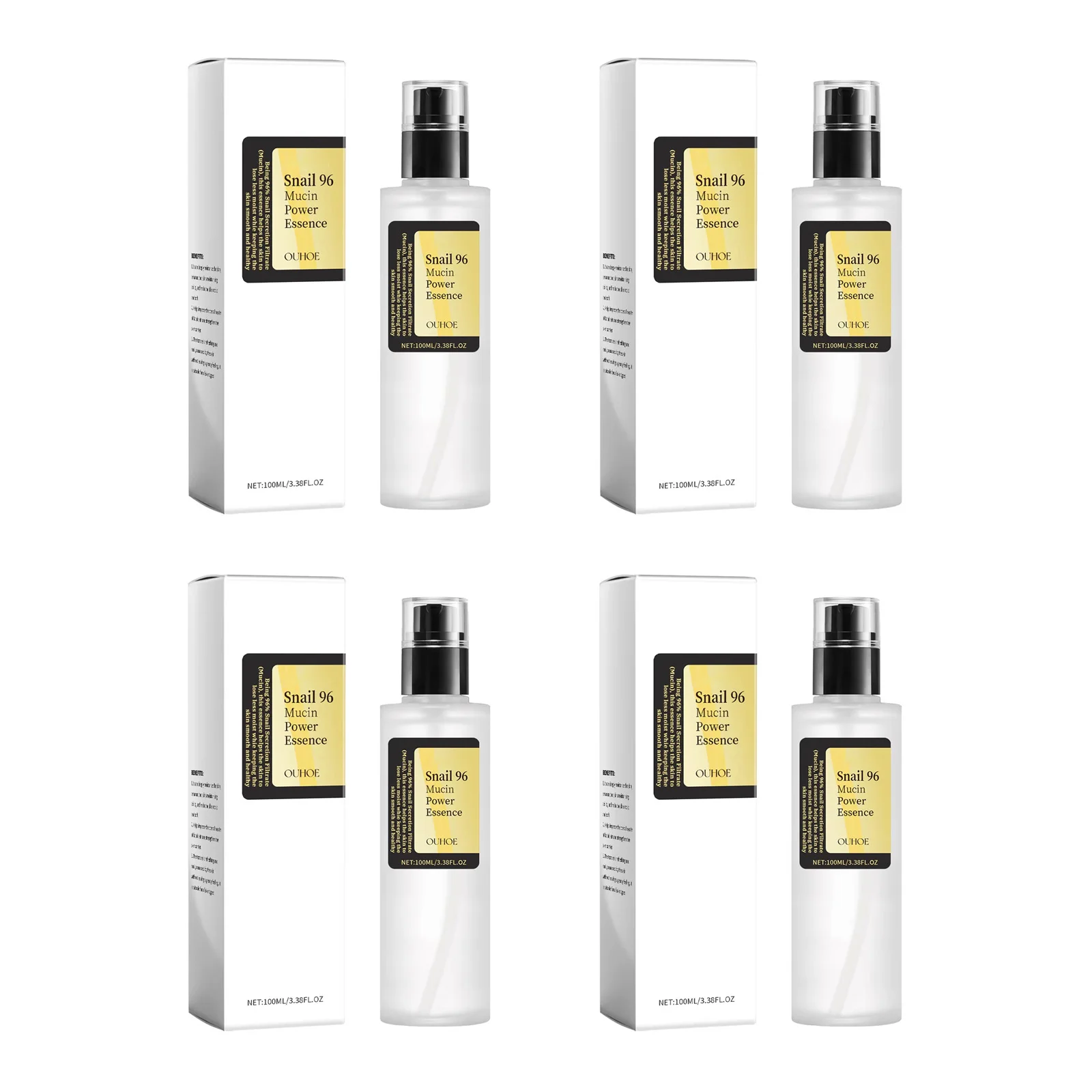 4 x 100ml Boxed