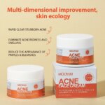 Herbal Acne Treatment Cream Anti Acne Face Cream Pimple Removal Spots Oil Control Shrink Pores Moisturizing Skin Care Cream - Image 3