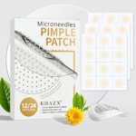 Micro Needle Pimple Patch (24 Pack) Hydrocolloid Micropoint Pimple Patch For Acne & Pimples Microdart Patch, Micro Dart Pimple P - Image 5