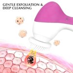 2026 Electric Facial Cleaner 5 IN 1 Face Cleansing Brush Wash Machine Spa Skin Care Massager  Battery-powered（Without battery） - Image 6