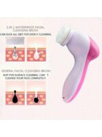 2026 Electric Facial Cleaner 5 IN 1 Face Cleansing Brush Wash Machine Spa Skin Care Massager  Battery-powered（Without battery） - Image 3