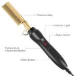 Hot Comb Hair Straightener Brush Hot Comb Pressing Electric Heat electric hair brushes Styling Tools - Image 6