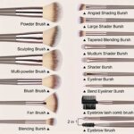 3-20Pcs Premium Makeup Brushes Set Soft Fluffy Beauty Cosmetic Foundation Makeup Brush Eyeshadow Blush Kabuki Make Up Tools - Image 2
