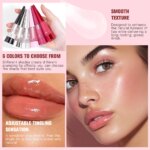 Lakerain Lip Plumper Deep Hydration Long-Lasting Nourishment High-Shine Gloss Shining Voluminous Finish Lip Moisturizing Liquid - Image 4