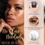 Befer Self-Adhesive Lash Clusters No-Glue Manga Eyelashes 120 Pcs Clusters Lashes Natural Makeup Fluffy False Eyelashes Supplier - Image 4
