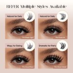 Befer Self-Adhesive Lash Clusters No-Glue Manga Eyelashes 120 Pcs Clusters Lashes Natural Makeup Fluffy False Eyelashes Supplier - Image 5