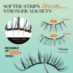 VYRILA Soft Magnetic Eyelashes No Glue Needed Reusable Natural Look 3D Lashes Easy Apply Soft Magnetic Lashes Kit for Eye Makeup - Image 3