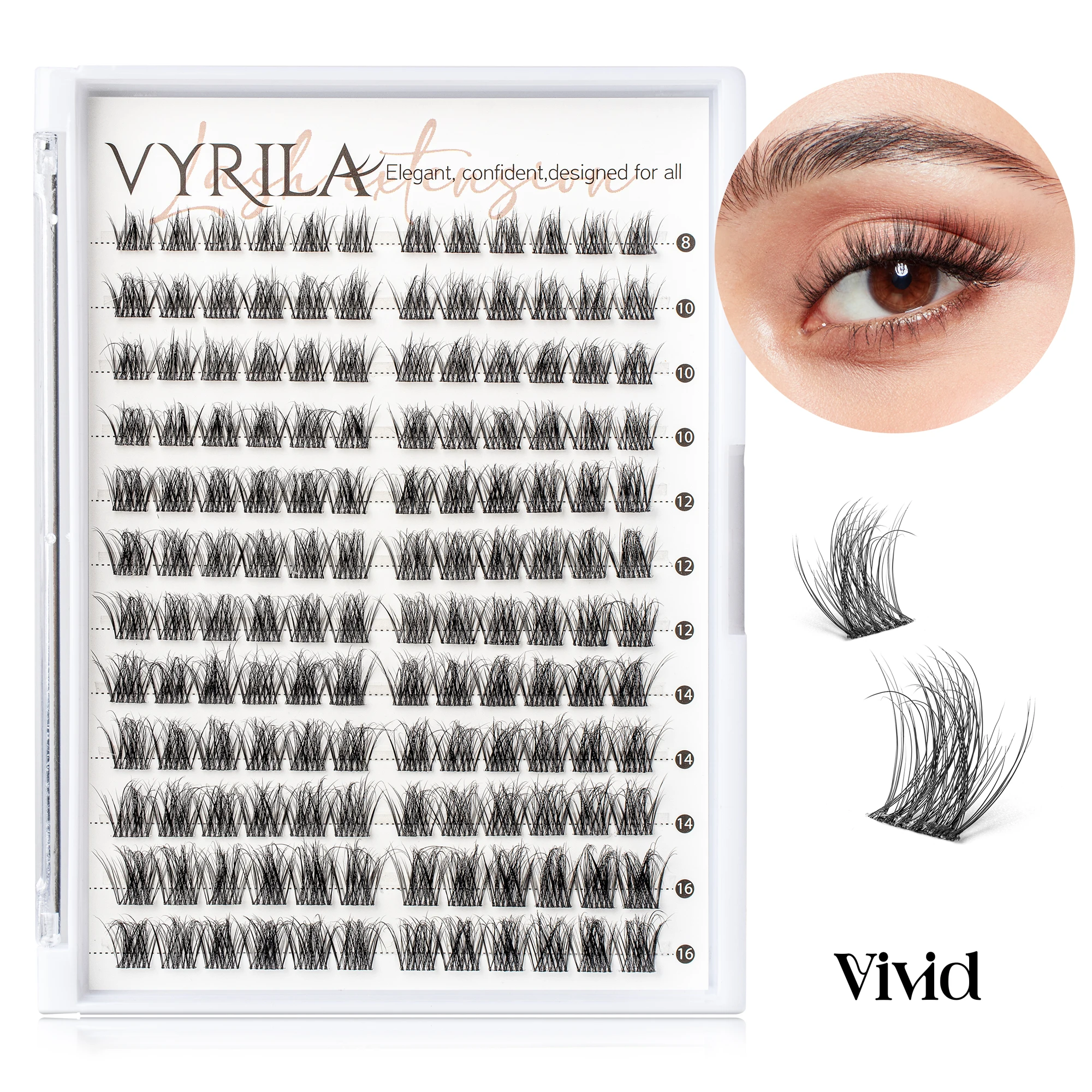 144pcs-0.05-D-Vivid