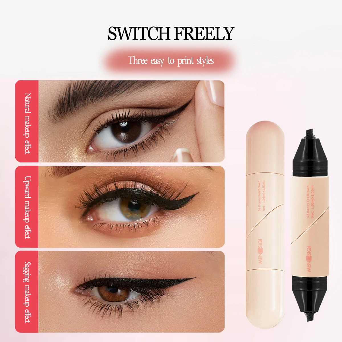34290-461zzc.jpg Rotatieve eyeliner pen, snel droge waterdichte anti-zweet, niet gemakkelijk vervagen functie, multifunctionele eyeliner pen, nat - Image 1