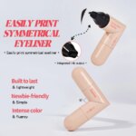 Rotatieve eyeliner pen, snel droge waterdichte anti-zweet, niet gemakkelijk vervagen functie, multifunctionele eyeliner pen, nat - Image 5