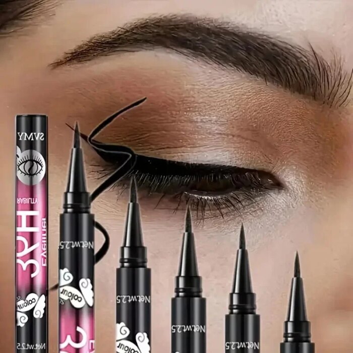 3pcs/5pcs Waterproof Black Eyeliner Pencils-Smudge-Proof, Long-Lasting &Beginner-Friendly Eye Makeup - Image 4