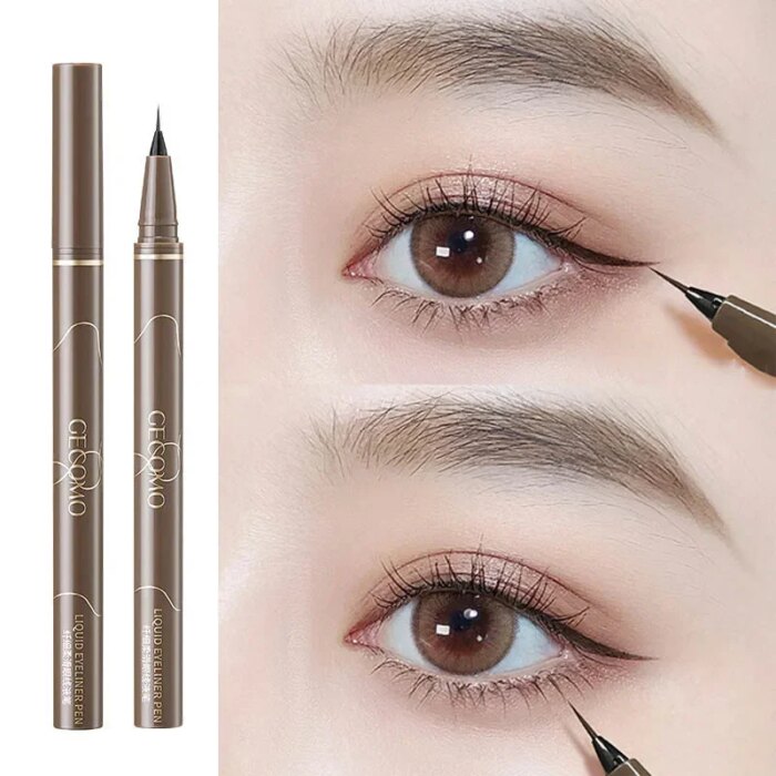 Ultra Thin Black Brown Lower Eyelash Eyeliner Pen Waterproof Lasting Smooth Lying Silkworm Eyes Liner Pencils Eye Makeup Tools - Image 3