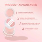 Hydrating Eye Brightening Concealer&Contour Cream-Full Coverage,Long Lasting,Correcting Eye Concealer for a Perfect Look Makeup - Image 6