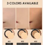 FOCALLURE 3 Colors Make Up Face Powder Brighten Oil-control Nude Makeup Pressed Powder Foundation Makeup Base Cosmetics - Image 3