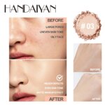 8 Color Matte Face Pressed Powder 24 Hours Oil Control Natural Setting Powder Foundation Full Coverage Waterproof Lasting Makeup - Image 4