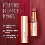 O.TWO.O Matte Lipstick Lip Tint 8 Colors Waterproof Long Lasting Non-stick Cup Sexy Highly Pigmented Velvet Lip Sticks Lip Stain - Image 3