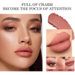 Non Stick Cup Cream Lipstick, Long Lasting Lip Gloss, Matte Lip Gloss, Waterproof And Easy To Apply Makeup - Image 4