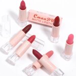 1 Pcs Velvet Matte Lipstick Long-Lasting Non-Stick Cup Waterproof Moisturizing Lip Gloss Fashion Classic Shades For Daily & Date - Image 2