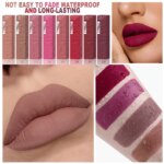 Lip Gloss Lipstick Easy To Color Waterproof Easy-color Sweat-proof Non-stick To Cups, Y2K Fancy Fashion Suitable For Christmas - Image 4