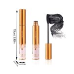 Thick Curly Eye Black Waterproof Non Smudging Slim Durable And Makeup Free Eye Black Gold Color Mascara - Image 6