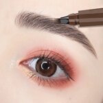 Four-pronged eyebrow pencil, four-end, long-lasting, non-smudged, water-resistant, anti-smudged eyebrow pencil - Image 2