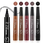 Four-pronged eyebrow pencil, four-end, long-lasting, non-smudged, water-resistant, anti-smudged eyebrow pencil - Image 4