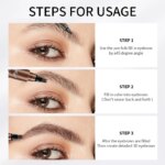 Four-pronged eyebrow pencil, four-end, long-lasting, non-smudged, water-resistant, anti-smudged eyebrow pencil - Image 5