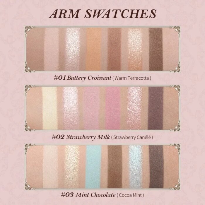 Flower Knows SWEETIE BEAR Highly Pigmented Eye Makeup Palette Eye Shadows Long Lasting Matte Shimmer Finish Cosmetics Gift Kit - Image 3