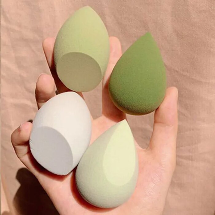 4pcs/bag Fashion Make up Blender Cosmetic Puff Makeup Sponge Foundation Powder Sponge Beauty Tool Makeup Tool Accessories - Image 3