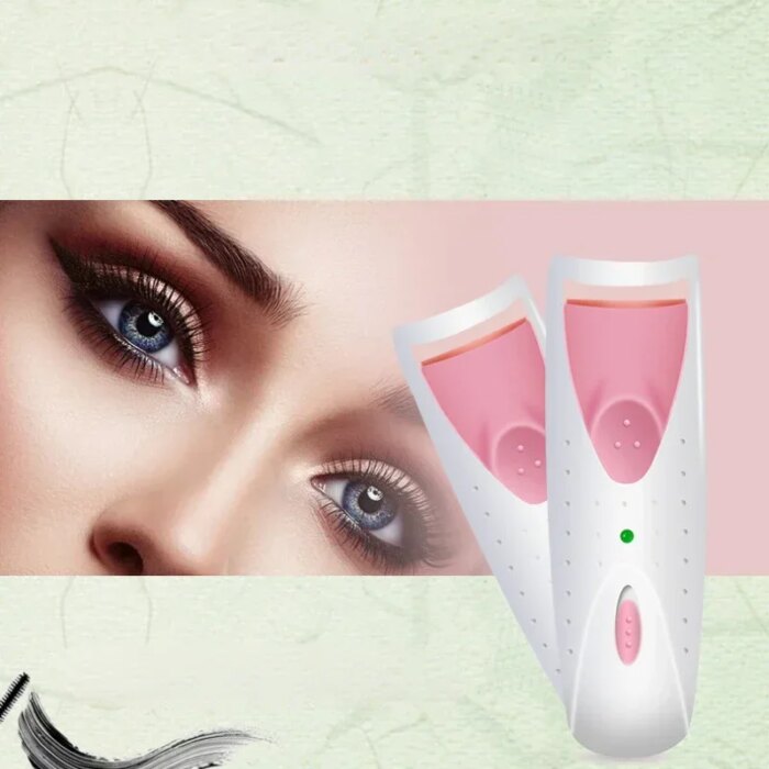 New Women Makeup Electric Heated Eyelash Curler Long Lasting Eye Lash Perm Heated Eyelashes Clip Automatic Tool - Image 2