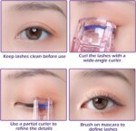 2pcs Eyelash Curler Eyelash Holder Cosmetic Tools Eyelash Curling Tool Lash Curling Clips Curling Lash Tools Eyelash Curling Cli - Image 3