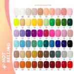 Mxsi 15ml Gel Nail Polish Neon Brown Royal Blue Red Green Pastal Nude Nail Art Varnish Gel Lacquer Top Coat UV Gel Nail Not Set - Image 3