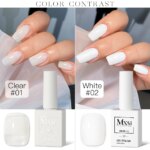 Mxsi 15ml Gel Nail Polish Neon Brown Royal Blue Red Green Pastal Nude Nail Art Varnish Gel Lacquer Top Coat UV Gel Nail Not Set - Image 5