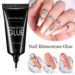30g Nail Rhinestone Glue for Nails Super Strong Gel Nail Glue for Nail Charm 3D Nails Bling Gel Decoration Gem Nail Art Diamonds