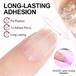 LIMEGIRL Nail Tips Glue Gel 7.5ml uv Glue for false Nail Gel Polish Manicure Hybrid Gellac Multi-function Strong Gel Nail Polish - Image 3