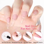 LIMEGIRL Nail Tips Glue Gel 7.5ml uv Glue for false Nail Gel Polish Manicure Hybrid Gellac Multi-function Strong Gel Nail Polish - Image 6