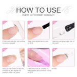 LIMEGIRL Nail Tips Glue Gel 7.5ml uv Glue for false Nail Gel Polish Manicure Hybrid Gellac Multi-function Strong Gel Nail Polish - Image 5