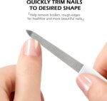 1PC DIY Nail Art Professional Nail File Metal Nail File Double Sided High Quality Nail File Manicure Pedicure Beauty Tools - Image 3