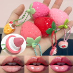 4-Color Random Sending Strawberry Warm Moisturizing Lip balm With Strong Moisturizing Effect, Protecting And Softening Lips - Image 2