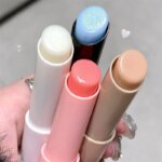 Rabbit Moisturizing Lip Balm Purple Rose Tint Crystal Jelly Colored Anti-chapped Lip Care Smoothens LipLines Base Clear Lipstick - Image 5