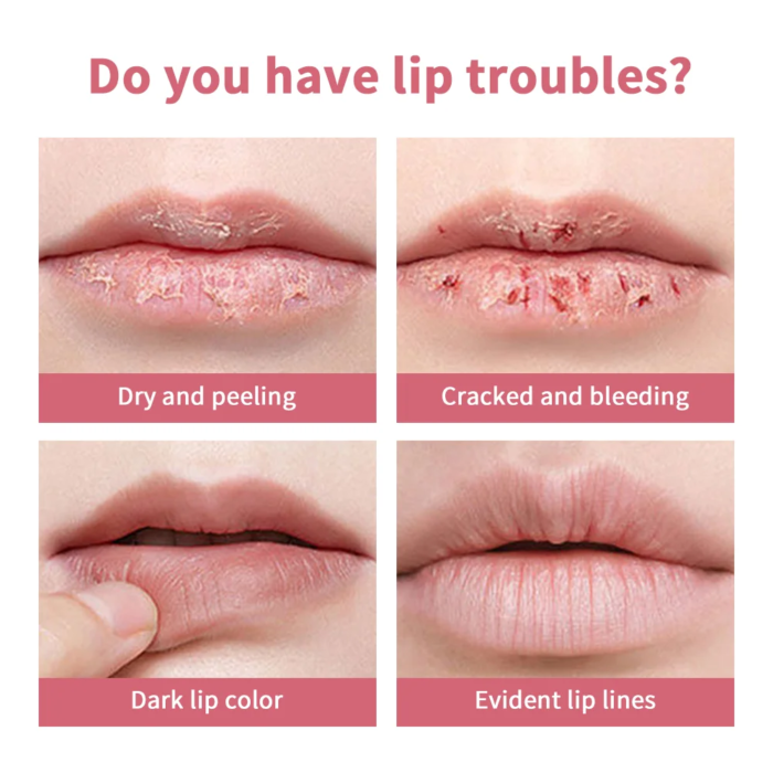 Honey Lipstick Pink Tinted Lip Balm Honey Powerful Lip Repulper Remove Dark Lips Lipbalm Exfoliating for Lips - Image 4