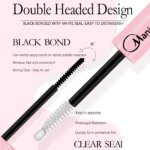 Lash Makeup set Bond and Seal Individual Lashes Glue and Seal Super Strong Hold Lash Extension Lash Glue Remover & Tweezers Kit - Image 2
