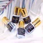 1 Bottle Original IB Super Plus Glue for Eyelash Extensions 5ml Korea Professional IB Gold Wine Red Cap Glue Makeup Tools Shop - Image 3