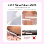 DIYDAY Eyelash Glue Primer for Natural Lashes, Deep Cleansing Oil-Free Prep Adhesive Primer for Eyelash Extension - Image 5