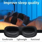 Sleeping Mask Cover Slaapmasker Blockout Eye Comfort Blindfold Concave Light with Women Men Office Use Aid Eye Travel - Image 5