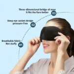 Sleeping Mask Cover Slaapmasker Blockout Eye Comfort Blindfold Concave Light with Women Men Office Use Aid Eye Travel - Image 3